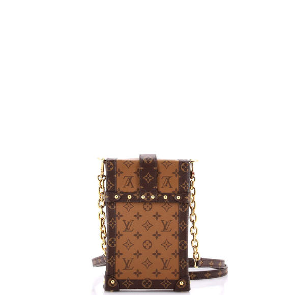 Louis Vuitton Vertical Trunk Pochette Reverse Monogram Canvas - Picture 3 of 7